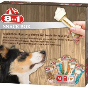 8in1 Hundesnack “Snackbox M”, mit 5 versch. Sorten