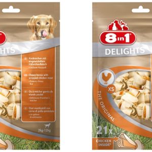 8in1 Kauknochen Delights XS, (42), 2x 21 Stück